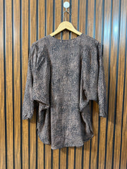 Chest Large Baggy Style  Length 28  Fabric Chiffon Western Branded Women’s Full Sleeve Top Women Clothing