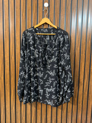 Chest 24  Length 27  Fabric Chiffon Western Branded Women’s Full Sleeve Top Wear