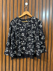 Chest 22  Length 24  Fabric Silk Western Branded Women’s Full Sleeve Top Women Outfit