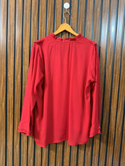 Chest 23  Length 27 To 28  Fabric Chiffon Western Branded Women’s Full Sleeve Top Clothing Online
