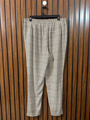 Waist 38  Length 40  Fabric Georgette Women’s Trendy Trouser