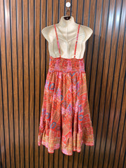 Chest 19  Lenght 40  Fabric Silk Western Women’s Party Mini Dress