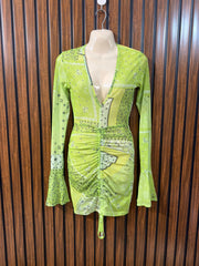 Chest 18  Lenght 30  Fabric net Western Branded Mini Dress for Women