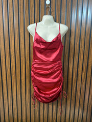 Chest 17  Lenght 34  Fabric Silk Women’s Classic Western Mini Dress