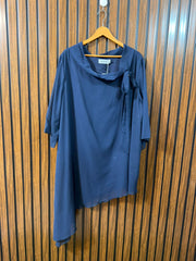Chest 26  Lenght 37 to 44  Fabric Chiffon Branded Long Top for Women