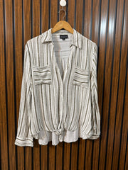 Chest 23  Lenght 25 to 27  Fabric Rayon Women’s Branded Western Full Sleeve Top
