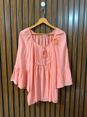 Chest 22  Lenght 27  Fabric Cotton Silk Western Women’s Branded Full Sleeve Top