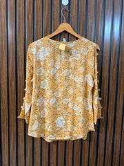 Chest 18  Lenght 27  Fabric georgette Branded Ladies Western Full Sleeve Collection