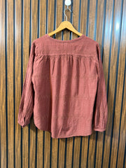 Chest 20  Lenght 25  Fabric Linen Women’s Branded Western Full Sleeve Wear