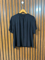 Chest 20  Lenght 24  Fabric Linen Women's Classic Wear Half Sleeve Top
