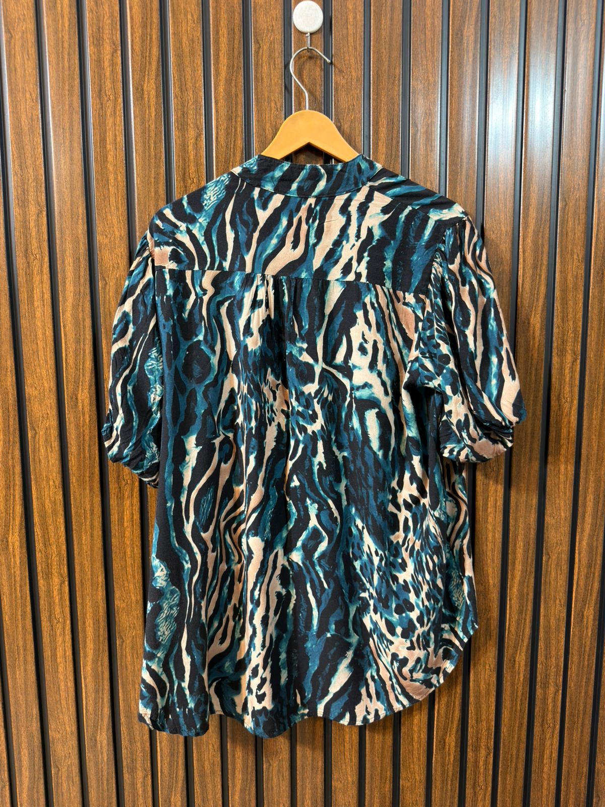 Chest 23  Lenght 28  Fabric linen Women's Trendy Half Sleeve Top