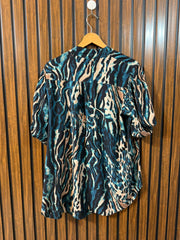 Chest 23  Lenght 28  Fabric linen Women's Trendy Half Sleeve Top