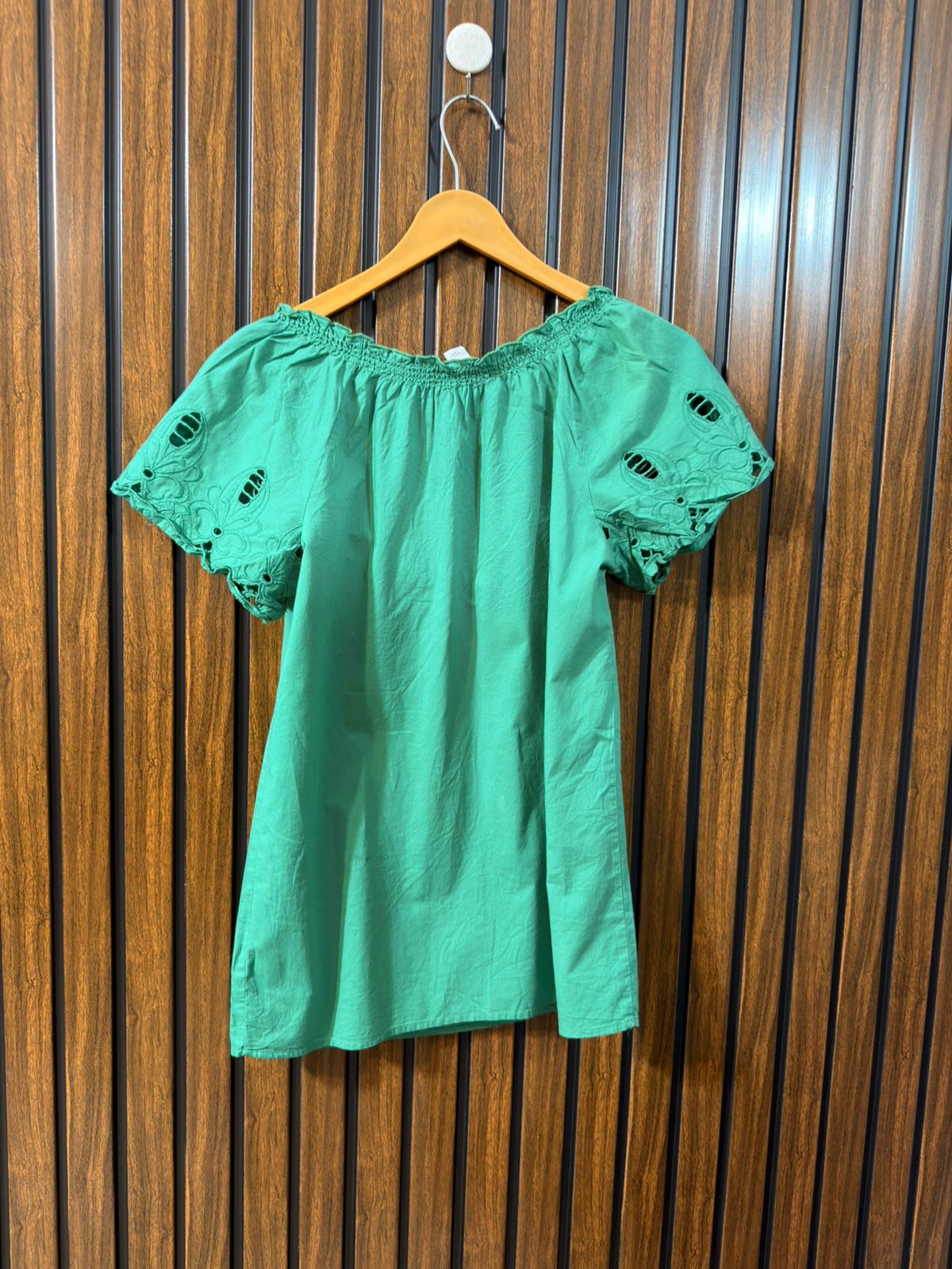 Chest 18  Lenght 24  Fabric Cotton Women's Regular Half Sleeve Top