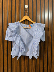 Chest 14  Lenght 16  Fabric Cotton Silk Women's Half Sleeve Top