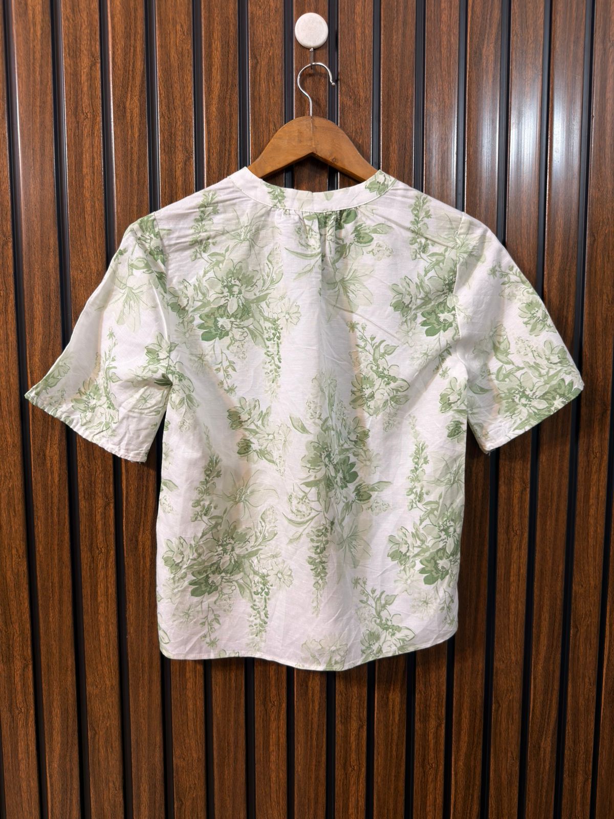 Chest 16.5  Lenght 22  Fabric Cotton Women's Daily Half Sleeve Top