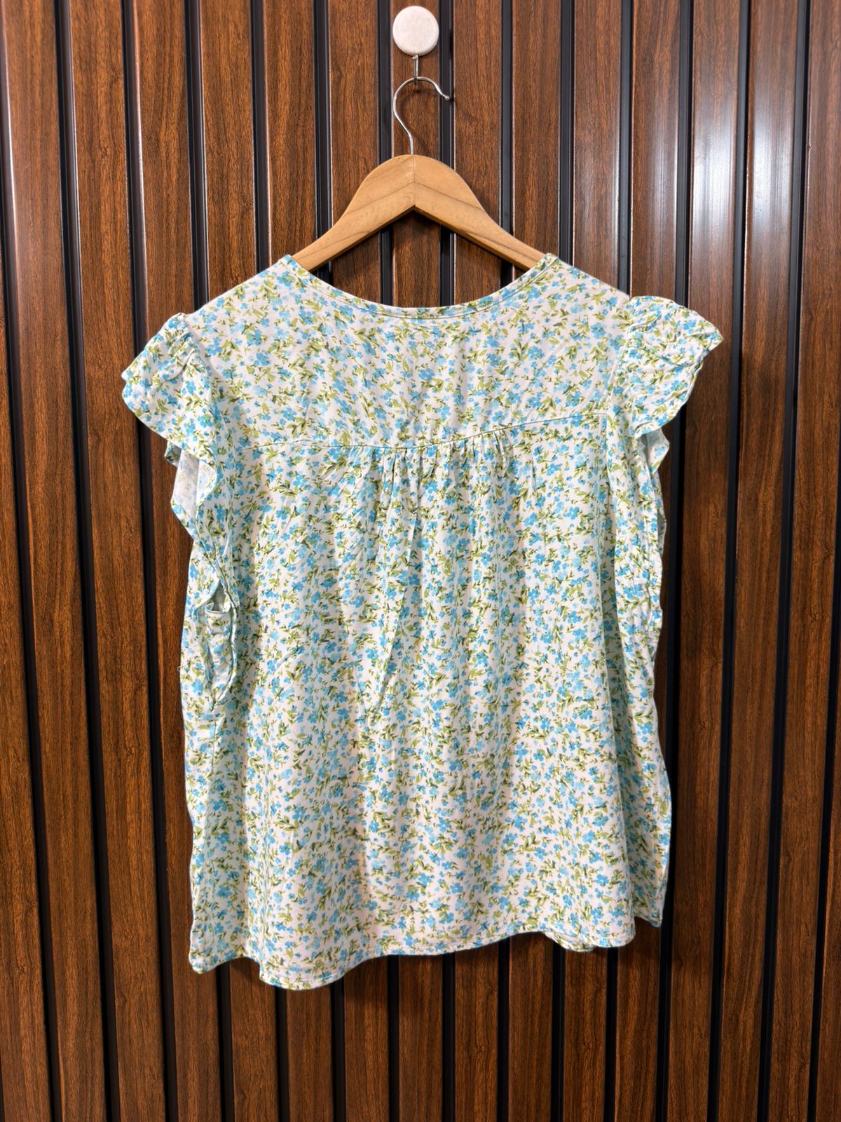Chest 23  Lenght 23  Fabric Linen Women's Everyday Half Sleeve Top