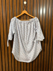 Chest 21  Lenght 28 to 29  Fabric Cotton Women's New Half Sleeve Top