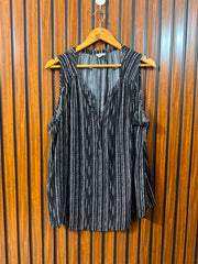 Chest 25  Lenght 28  Fabric Linen Women's Sleeveless Top Online