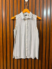 Chest 18  Lenght 25 to 26  Fabric linen Women's Summer Sleeveless Wear