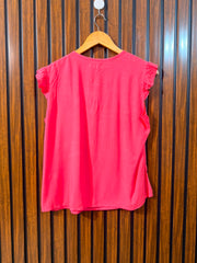 Chest 20  Lenght 24  Fabric linen Branded Women's Summer Top