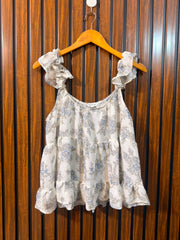 Chest 20  Lenght 22  Fabric georgette Western Sleeveless Top for Women