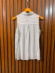 Chest 18  Lenght 25 to 26  Fabric linen Women's Summer Sleeveless Wear