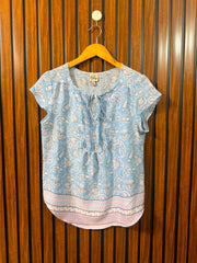 Chest 18 Lenght 26  Fabric Cotton Silk  Western Branded Women's Sleeveless Top