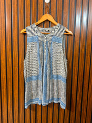 Chest 21  Lenght 27  Fabric Rayon Women's Summer Sleeveless Top Collection