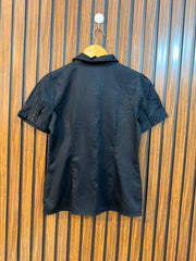 Chest 18  Length 24  Fabric Cotton Ladies Half Sleeve Top Online