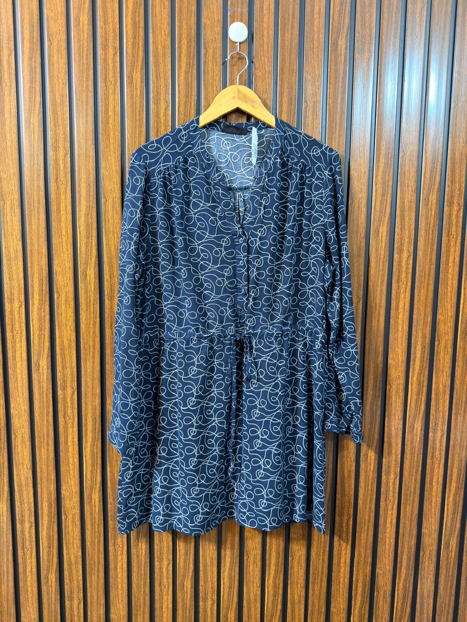 Chest 22  Length 35  Fabric linen Western Branded Womens Long Top