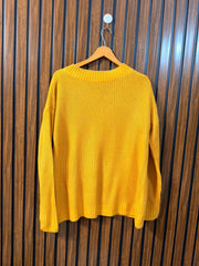 Chest 23 Baggy Style  Length 27 Western Womens Simple Sweater