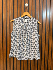Chest 20  Length 22 To 24  Fabric Cotton Silk Western Sleevless top