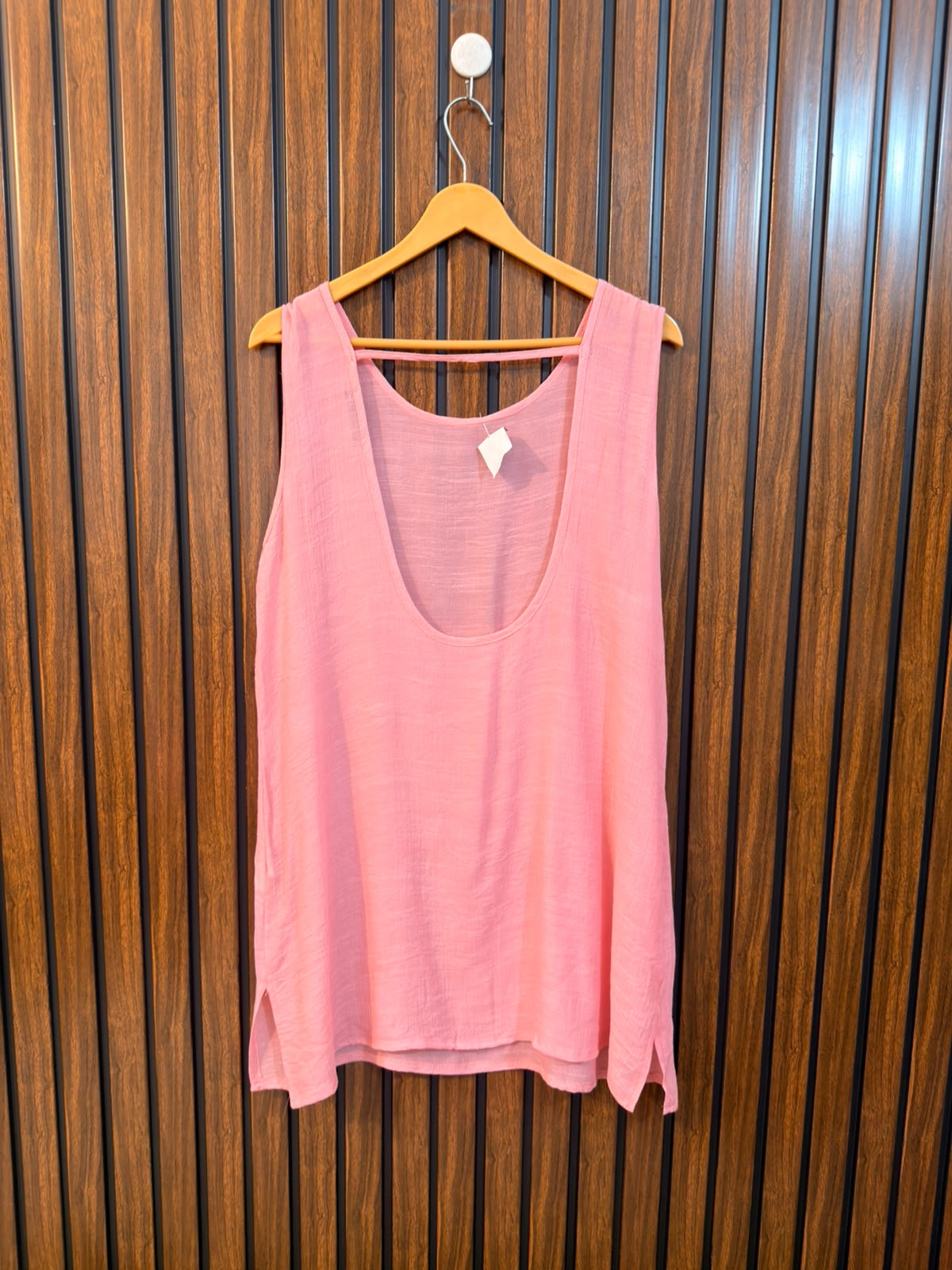 Chest 22  lenght 32  fabric Cotton Silk Western Branded Womens Sleeveless Tops