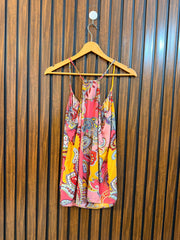 Chest 19  lenght 26  fabric linen Branded Ladies Sleeveless Top Collection