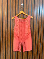 Chest 17  Length 22 to 27  Fabric linen Branded Womens Sleeveless Wear