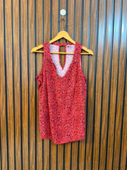 Chest 19  Length 26  fabric linen Western Branded Womens Sleeveless Wear