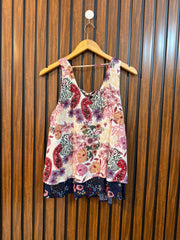 Chest 17  lenght 24  fabric Cotton Ladies Branded Western Sleeveless Tops