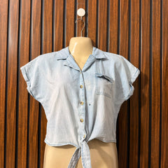 Chest 19  Lenght 16  Fabric cotton Ladies Branded Crop Top