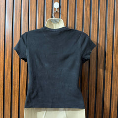 Chest 19  Lenght 18  Fabric jersey Womens Branded Crop Top Collection