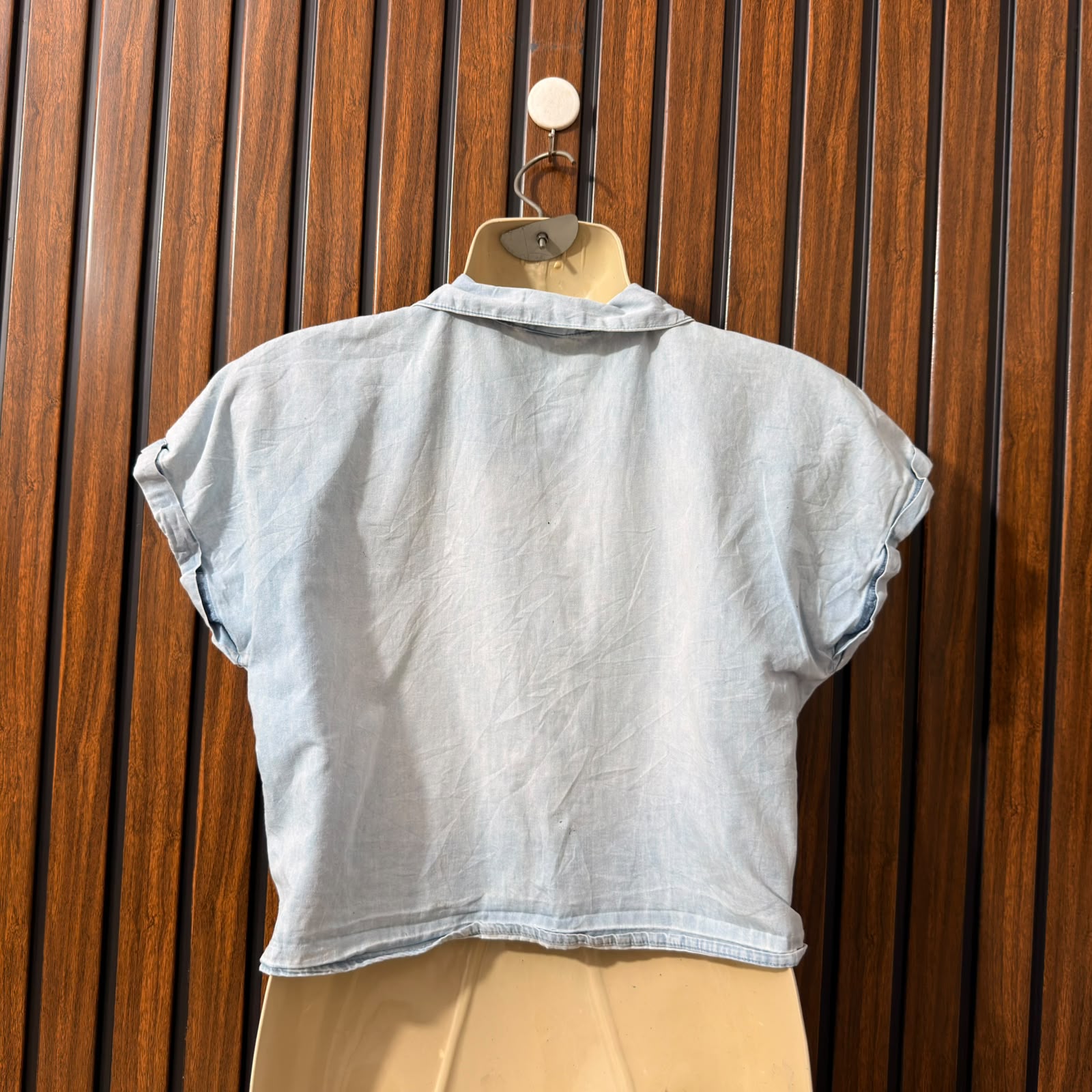Chest 19  Lenght 16  Fabric cotton Ladies Branded Crop Top