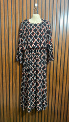 Chest 19  Lenght 53  Fabric Chiffon Western Branded Womens Long Maxi Wear
