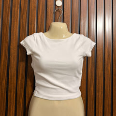 Chest 18  Length 15  Fabric Jersey Western Branded Womens Crop Top Outfit