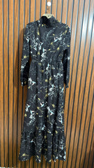 Chest 21  Lenght 54  Fabric Silk Branded Western Long Maxi Dress