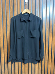 Chest 19  Lenght 26 To 28  Fabric Chiffon Western Branded Womens Full Sleeve Top