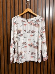 Chest 19  Lenght 24  Fabric Georgette Western Womens Branded Top Full Sleeve