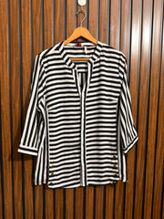 Chest 21  Lenght 27  Fabric chiffon Western Womens Full Sleeve Top Wear