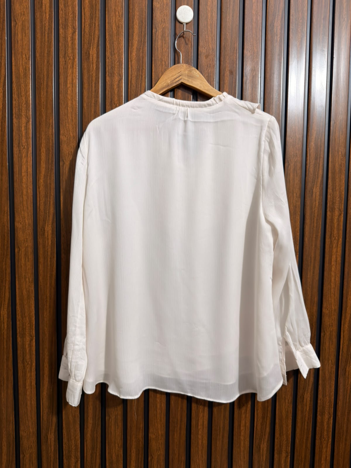 Chest 21  Lenght 25  Fabric Chiffon Branded Full Sleeve Top Western Womens