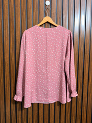 Chest 21  Lenght 28  Fabric Rayon Womens Western Full Sleeve Top Wear