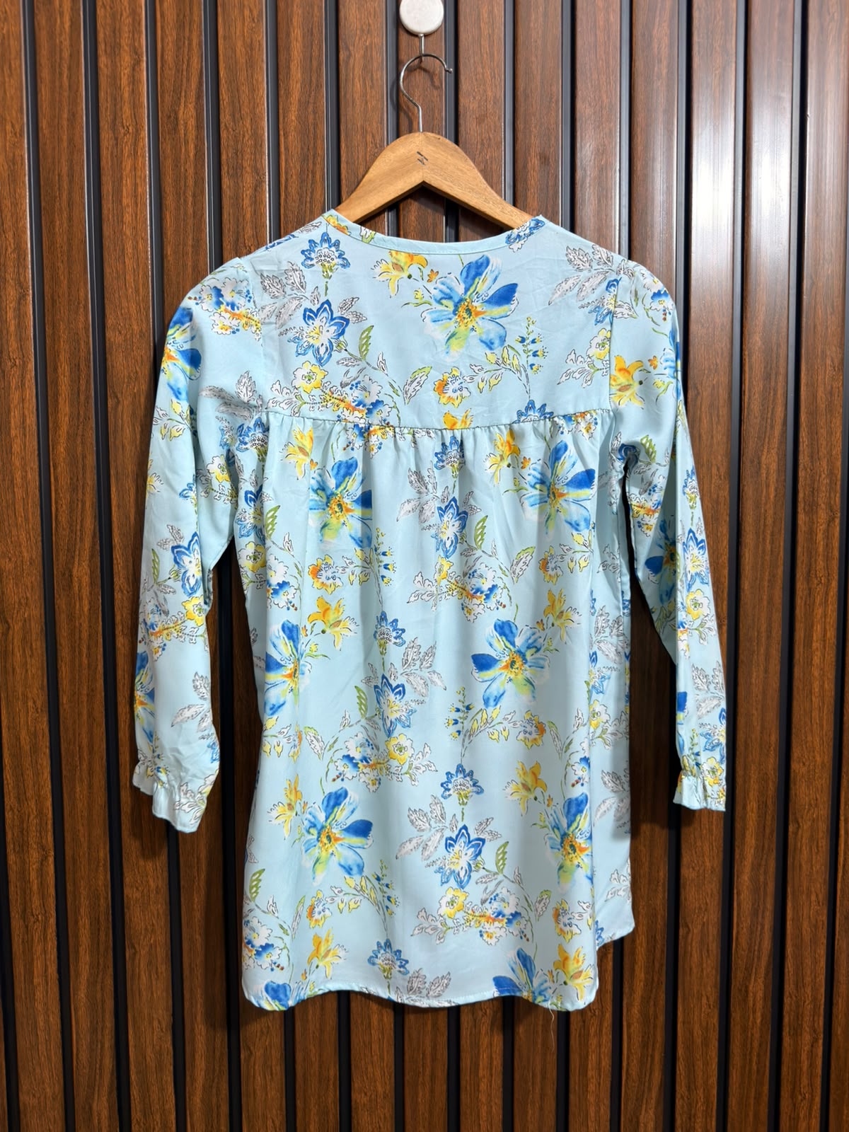 Chest 16  Lenght 27  Fabric silk Womens Western Full Sleeve Top Wear