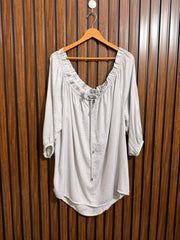 Chest 25  Lenght 26 to 29  Fabric silk Western Branded Womens Full Sleeve Top